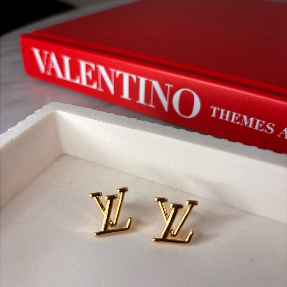 Luxury Gold Initial Earrings